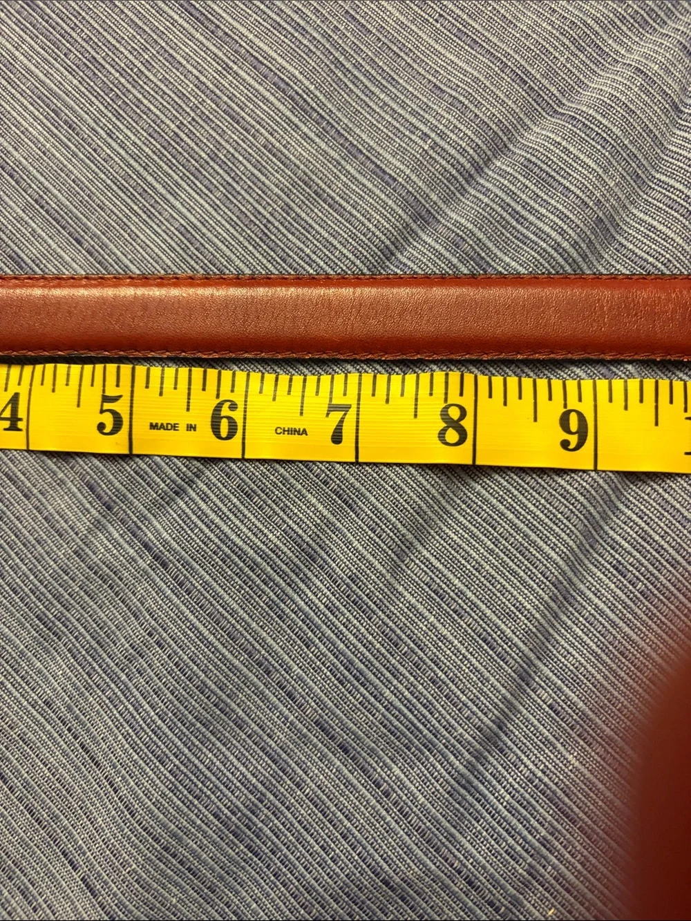Women’s brown leather belt